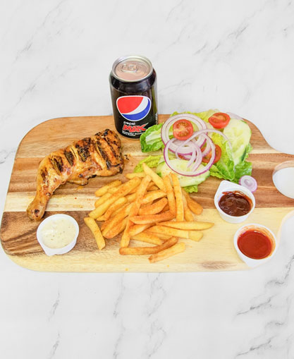 Chicken on the bone at Peri Peri Pepper