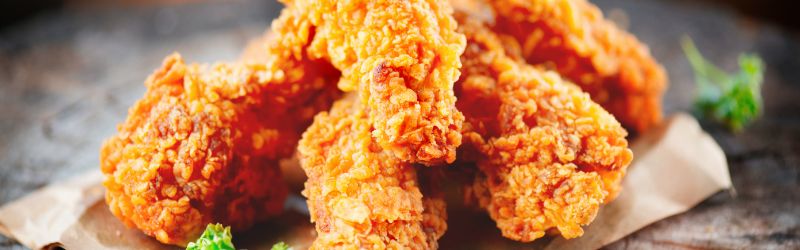 Crispy spicy wings category header image